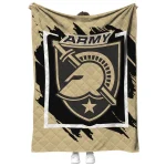 army black knights block border gold quilt blanket best selling
