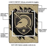 army black knights block border gold quilt blanket best selling