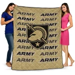 army black knights bold red gold quilt blanket best selling