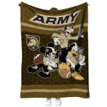army black knights disney football gold quilt blanket best selling