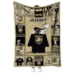 army black knights snoopy love gold quilt blanket best selling