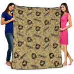 army black knights solid classic gold quilt blanket best selling