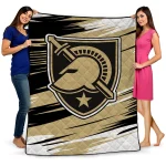 army black knights wild lines gold white quilt blanket best selling