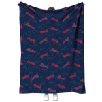 atlanta braves solid classic navy quilt blanket best selling