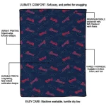 atlanta braves solid classic navy quilt blanket best selling