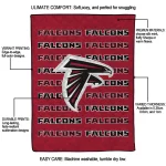 atlanta falcons bold red quilt blanket best selling