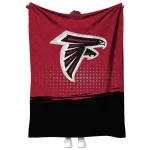 atlanta falcons dot illusion red quilt blanket best selling