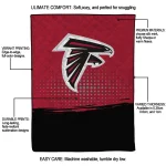 atlanta falcons dot illusion red quilt blanket best selling