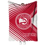 atlanta hawks arrow layers red quilt blanket best selling