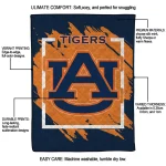 auburn tigers block border navy blue quilt blanket best selling