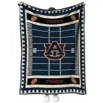 auburn tigers mickey player navy blue quilt blanket best selling