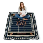 auburn tigers mickey player navy blue quilt blanket best selling