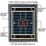 auburn tigers mickey player navy blue quilt blanket best selling