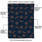 auburn tigers solid classic navy blue quilt blanket best selling