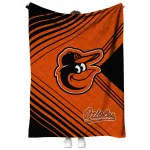 baltimore orioles arrow layers orange quilt blanket best selling