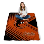 baltimore orioles arrow layers orange quilt blanket best selling