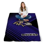 baltimore ravens arrow layers purple quilt blanket best selling