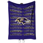 baltimore ravens bold red purple quilt blanket best selling