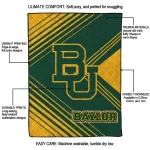 baylor bears arrow layers green quilt blanket best selling