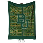 baylor bears bold red green quilt blanket best selling