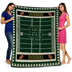 baylor bears mickey player green quilt blanket best selling