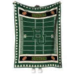 baylor bears mickey player green quilt blanket best selling