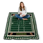 baylor bears mickey player green quilt blanket best selling