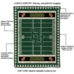 baylor bears mickey player green quilt blanket best selling