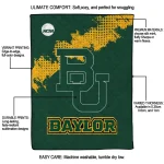 baylor bears paint trail green quilt blanket best selling