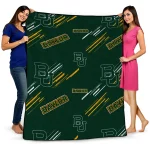 Baylor Bears Sketch Lines Green Quilt Blanket 1 baylor bears sketch lines green quilt blanket best selling