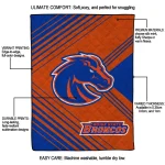 boise state broncos arrow layers orange quilt blanket best selling