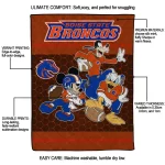 boise state broncos disney football orange quilt blanket best selling