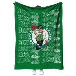 boston celtics bold red green quilt blanket best selling