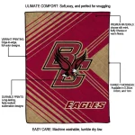 boston college eagles arrow layers maroon quilt blanket best selling
