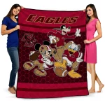 boston college eagles disney football maroon quilt blanket best selling
