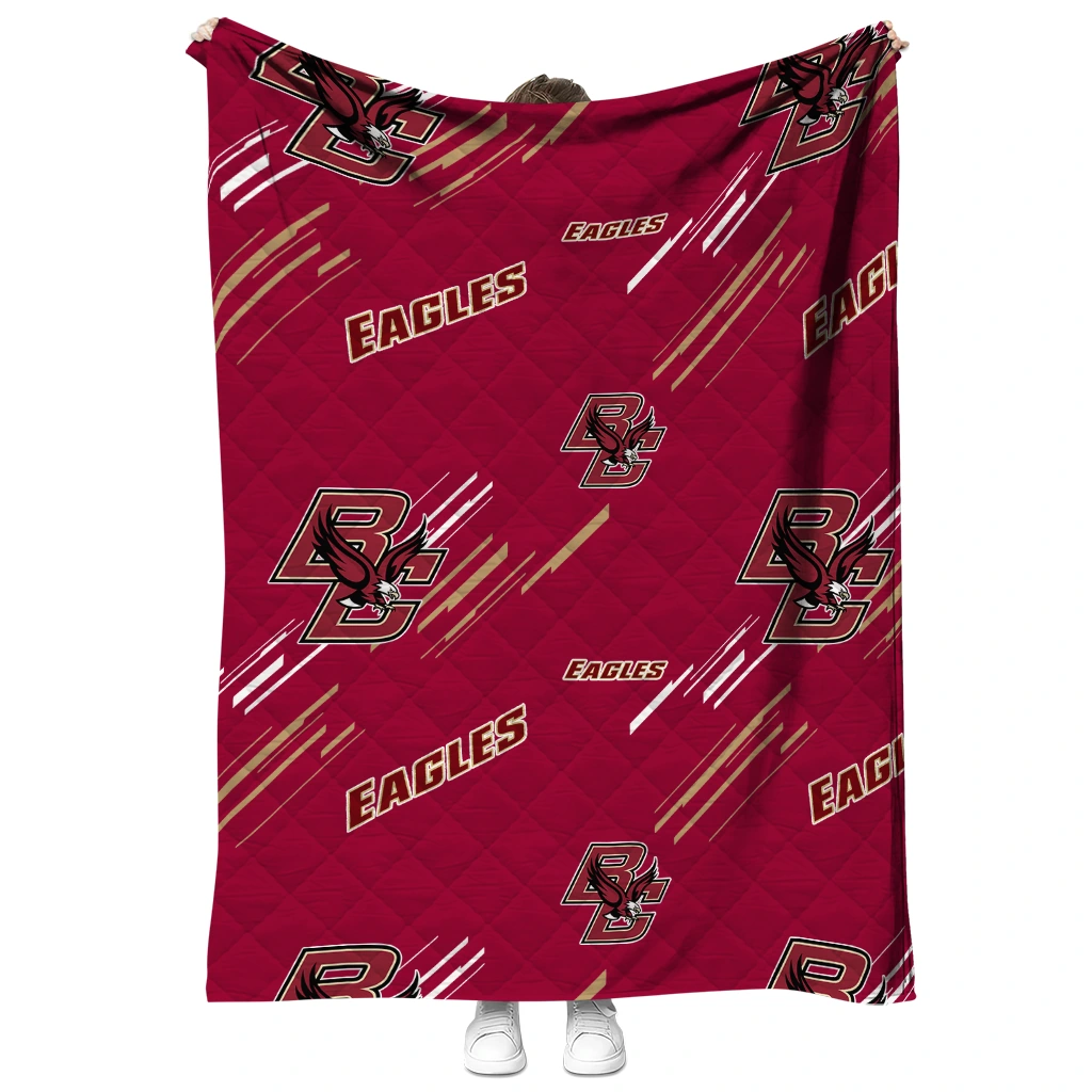 boston college eagles sketch lines maroon quilt blanket fashion forward boston college eagles sketch lines maroon quilt blanket fashion forward