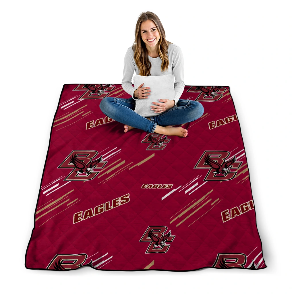boston college eagles sketch lines maroon quilt blanket high quality boston college eagles sketch lines maroon quilt blanket high quality