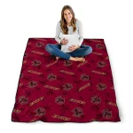 boston college eagles solid classic maroon quilt blanket best selling