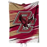 boston college eagles wild lines maroon white quilt blanket best selling