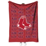 boston red sox bold red quilt blanket best selling
