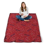 boston red sox solid classic red quilt blanket best selling