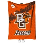 bowling green falcons paint trail orange quilt blanket best selling