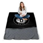 brooklyn nets dot illusion black quilt blanket best selling