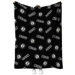 brooklyn nets solid classic black quilt blanket best selling