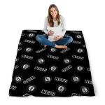 brooklyn nets solid classic black quilt blanket best selling