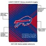 buffalo bills arrow layers blue quilt blanket best selling
