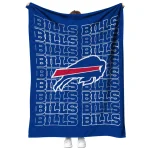 buffalo bills bold red blue quilt blanket best selling