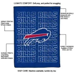 buffalo bills bold red blue quilt blanket best selling