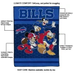 buffalo bills disney football blue quilt blanket best selling