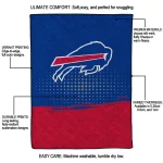 buffalo bills dot illusion blue quilt blanket best selling